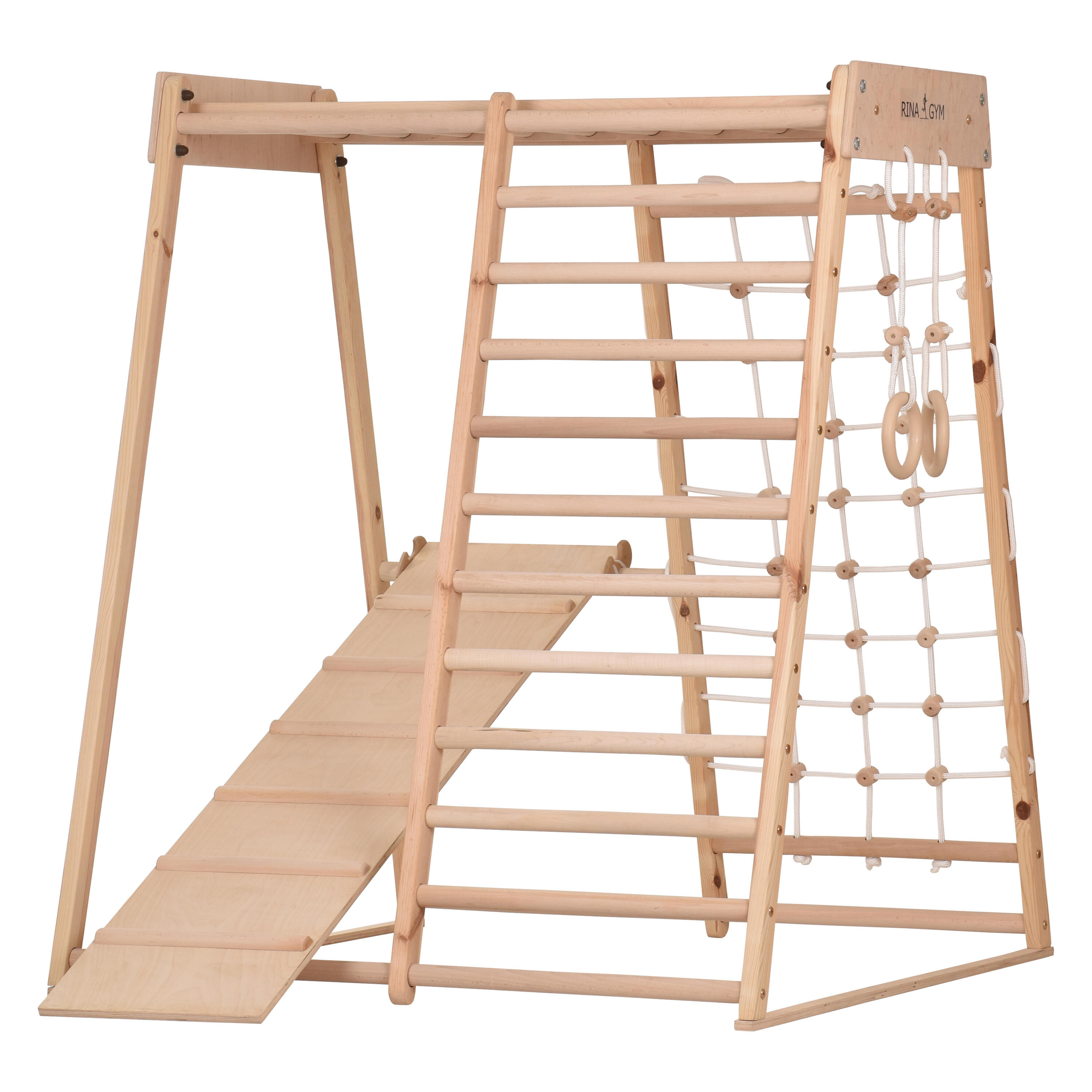 Aire de jeux Rinagym en bois pour enfants (Classic) 2/7