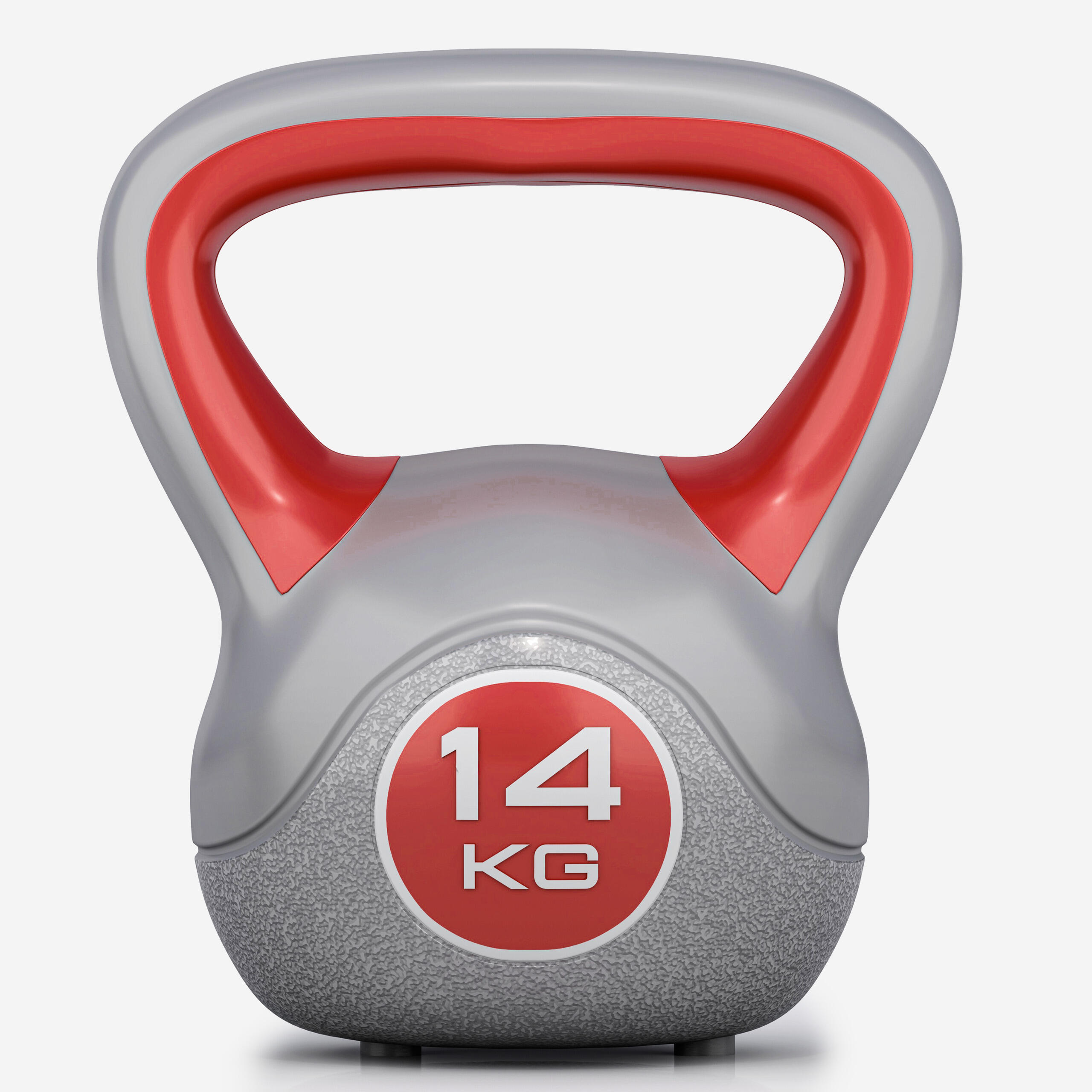 Kettlebell Gorilla Sports  Rojo/Gris Vinilo 2/7
