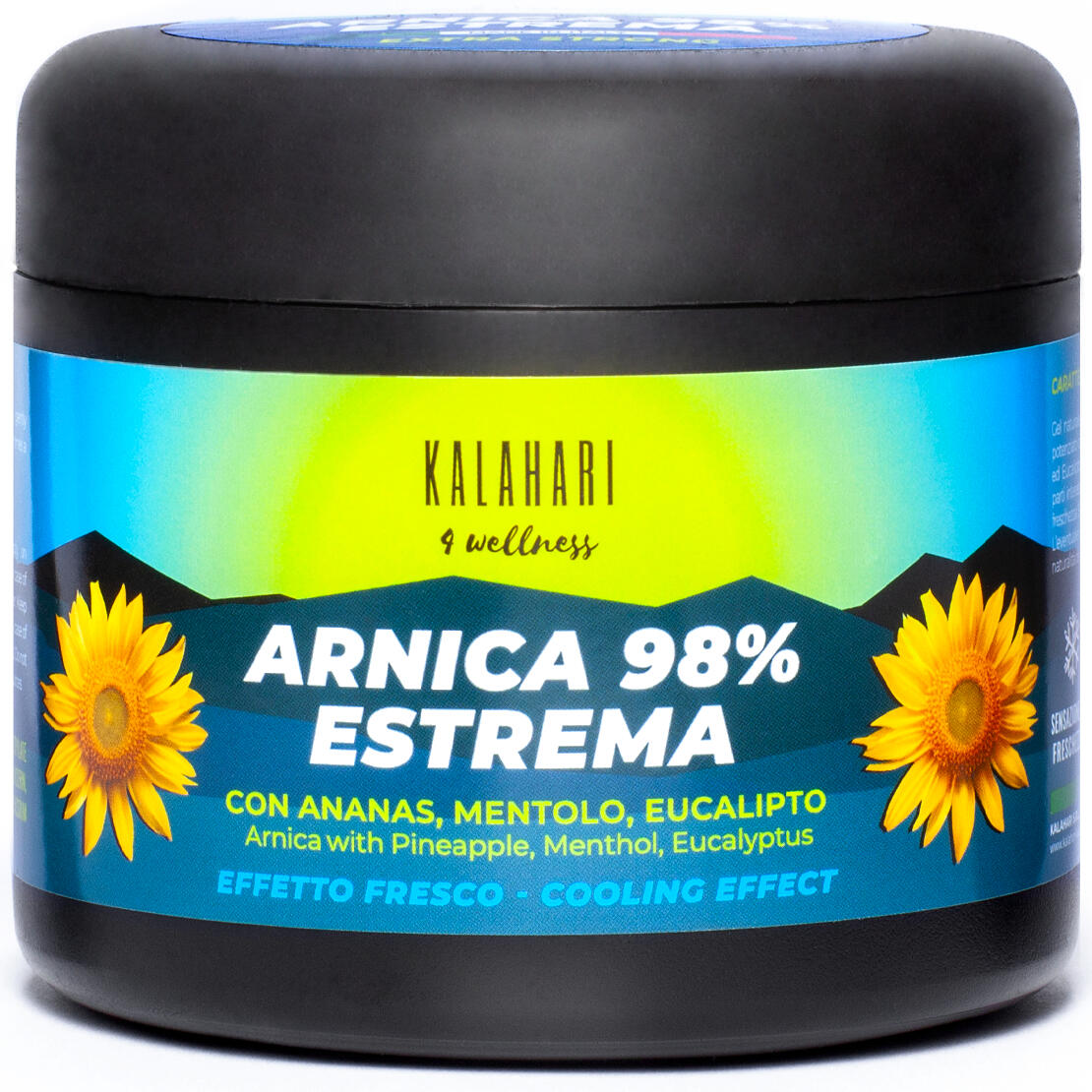 KALAHARI 4 WELLNESS Arnica 98% Gel – Extra Forte, massaggi a Muscoli e Articolazioni – Made in Italy