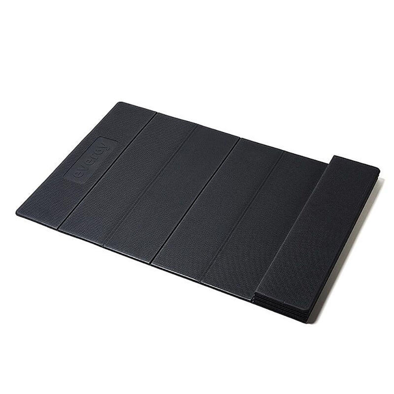 COLCHONETA PLEGABLE FITNESS EVERGY 180 CM LARGO NEGRO | Decathlon