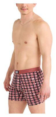 SAXX Saxx Ultra Super Soft Boxer Fly Sign Off Rot/Schwarz Herren