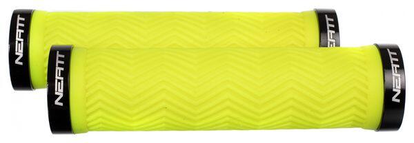 NEATT Grips lock on Lamelles neon gele locks noirs 2/3