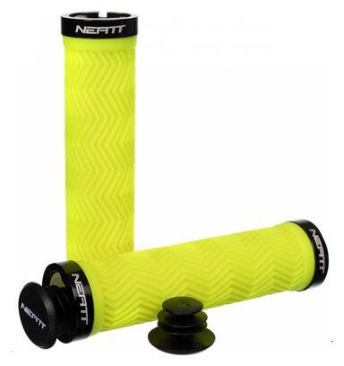 NEATT NEATT Grips lock on Lamelles neon gele locks noirs