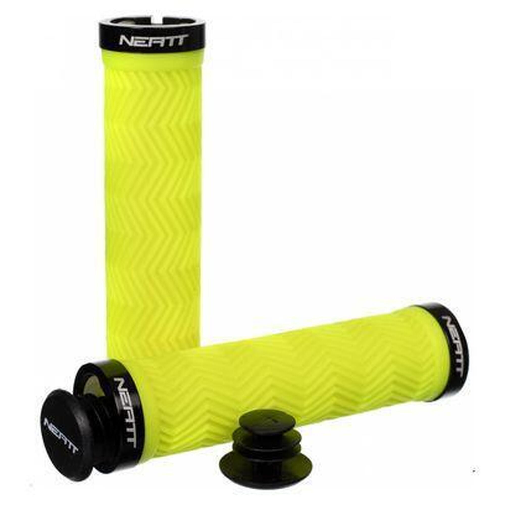 Paire de Grips Neatt Lock On Wave Jaune Néon      1300€ 1999€ -34%    * La vente débute le 03/07/2025    NEATT Paire de Grips Neatt Lock On Wave Jaune NéonVendu exclusivement en ligne   