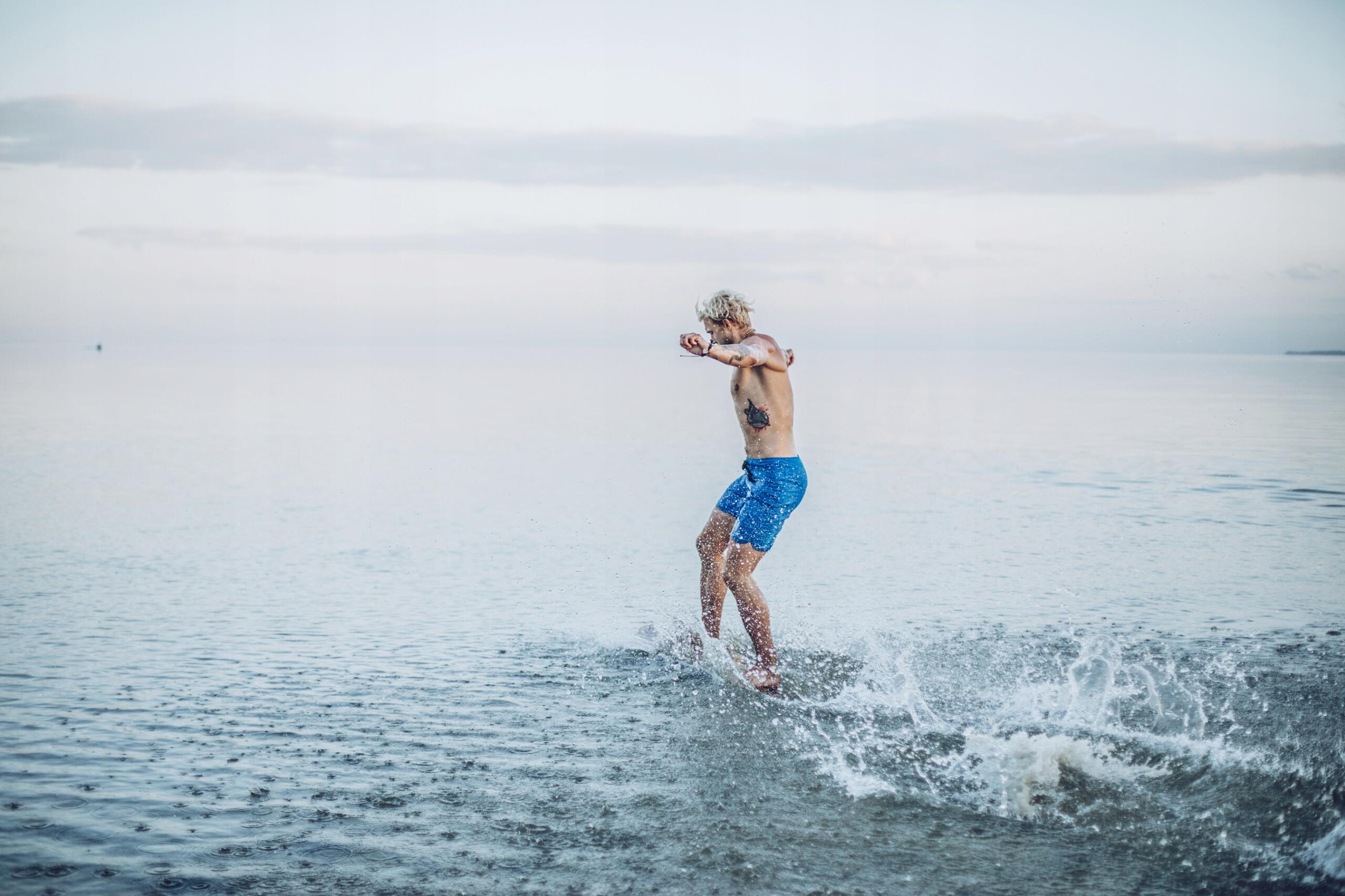 Skimboard plażowy dla dzieci i dorosłych Pakalolo Old School L/XL 6/7