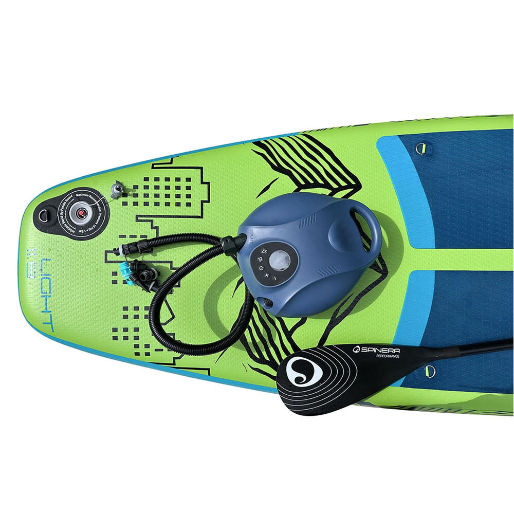 Pompe pour SUP Spinera haute pression 25PSI avec batterie 3/4