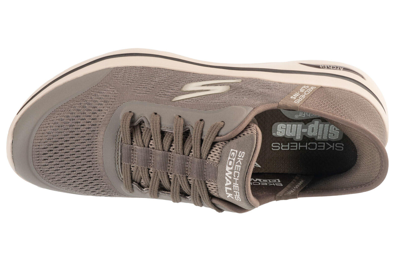 Baskets Skechers Modèle Go Walk Arch 2.0 Couleur Marron 3/5