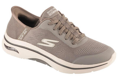 Sneakers skechers model go walk arch 2.0 kleur bruin