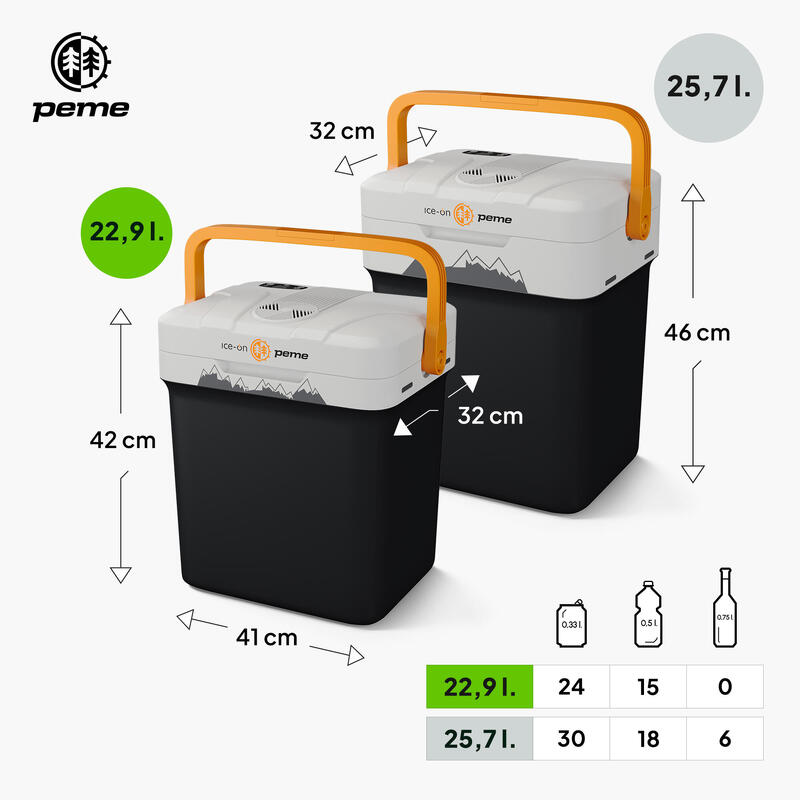 Frigorifică electrică camping Peme Ice-on Essential 23L 12/230v