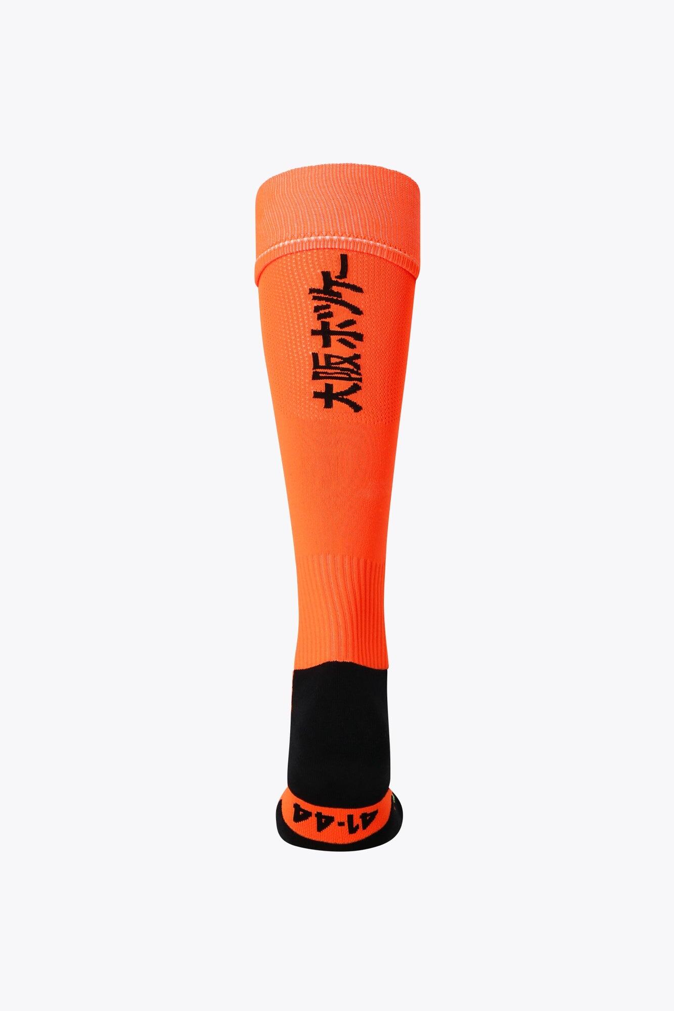 Calcetines de hockey sobre césped Osaka | Naranja fluorescente 3/3
