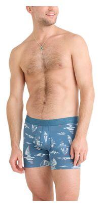 SAXX Boxershorts Saxx DropTemp Cooling Cotton Fly Sail Away Tapestry Blau Herren
