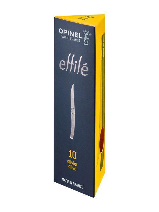 Nóż składany ostrze typu slim rękojeść olive No.10 5/5