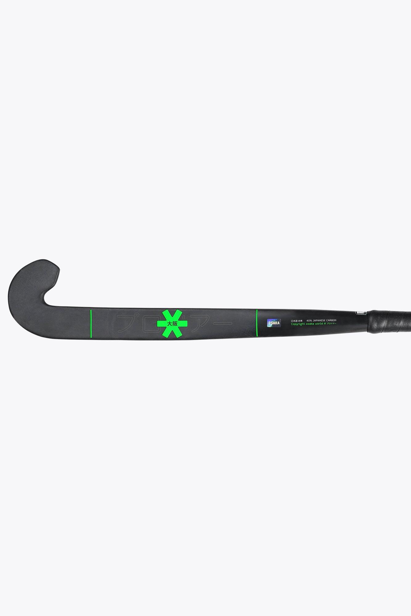 Bâton de hockey sur gazon Osaka Pro Bow 40 - Futurelab | Noir emblématique 6/6