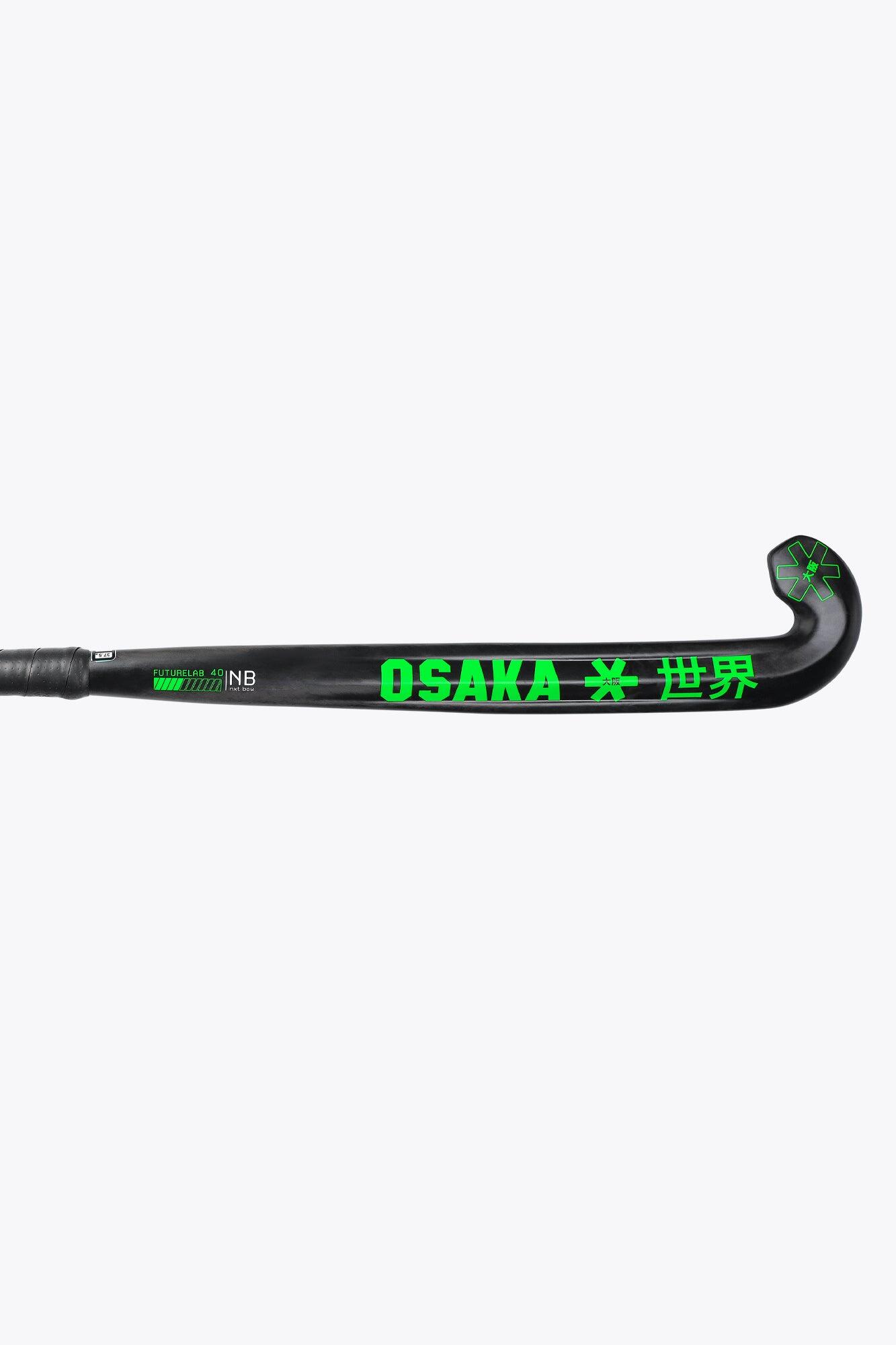 Bâton de hockey sur gazon Osaka Pro Bow 40 - Futurelab | Noir emblématique 5/6