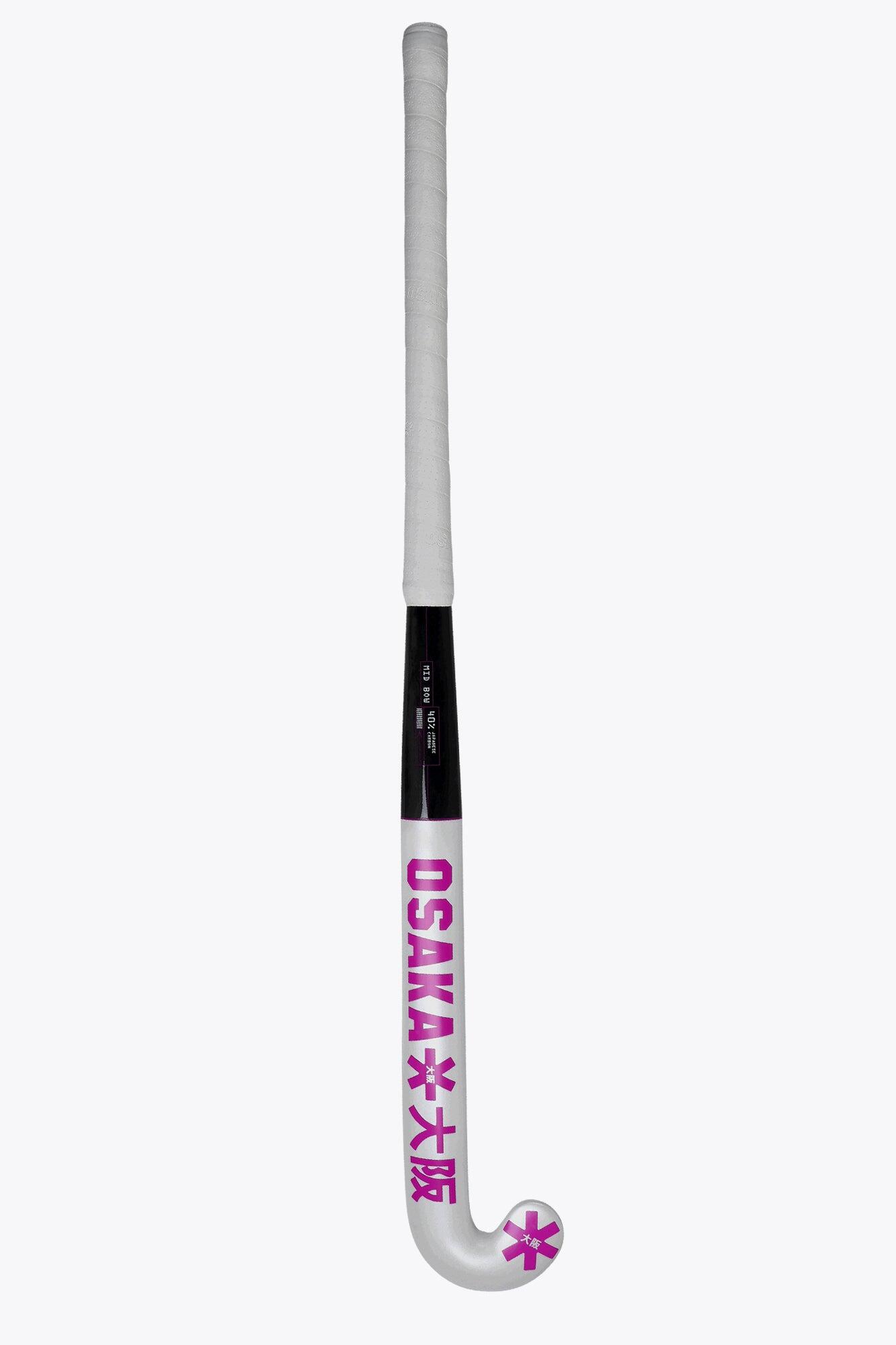 Bâton de hockey sur gazon Osaka Mid Bow 40 | Rose fantastique 5/6