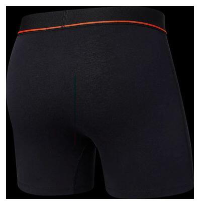 Boxer Saxx in cotone elasticizzato non stop nero 2/5