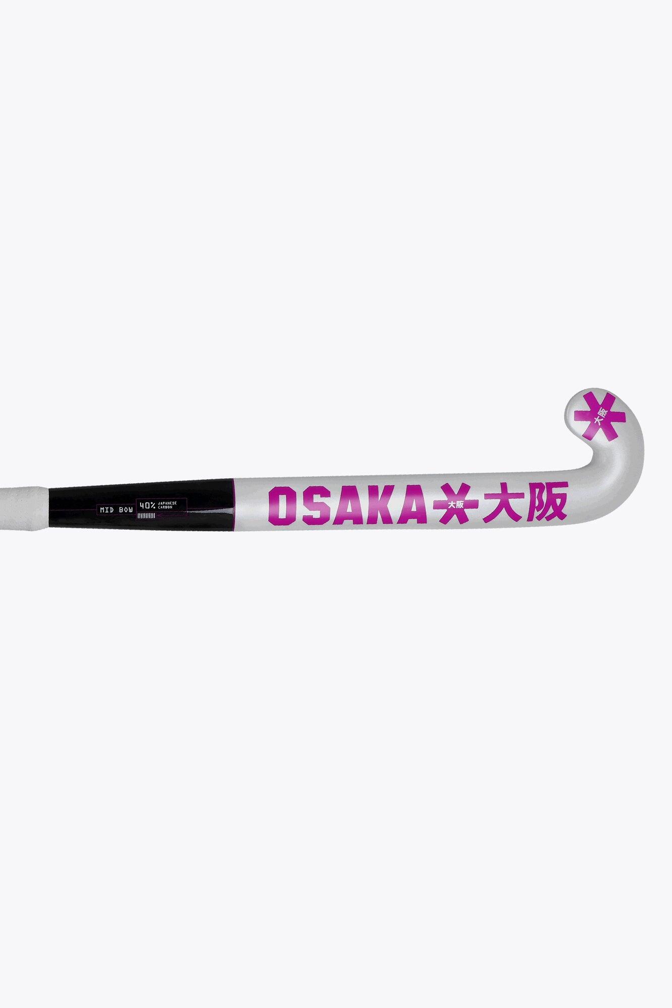 Bâton de hockey sur gazon Osaka Mid Bow 40 | Rose fantastique 3/6