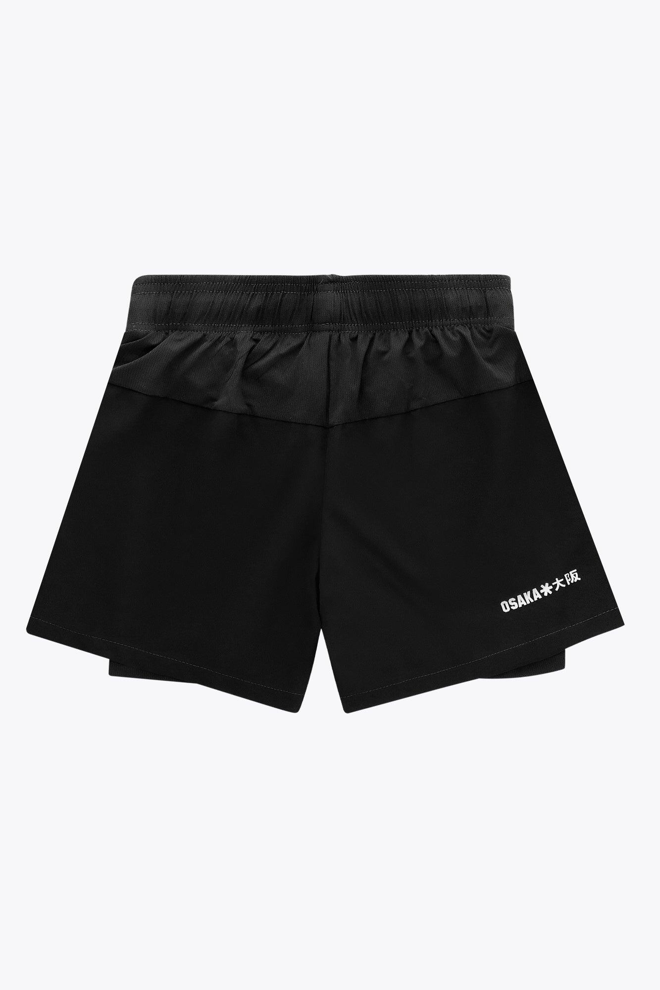 Short 2 en 1 Osaka pour hommes | Noir délavé 3/6