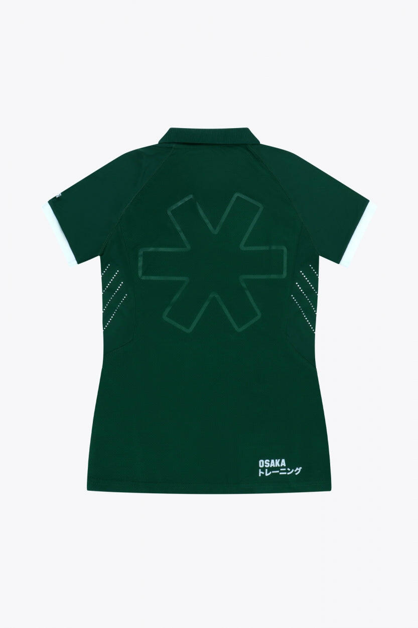 Osaka damespoloshirt | Donkergroen 3/3