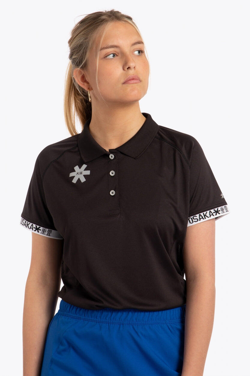 Polo femme Osaka | Noir 4/6