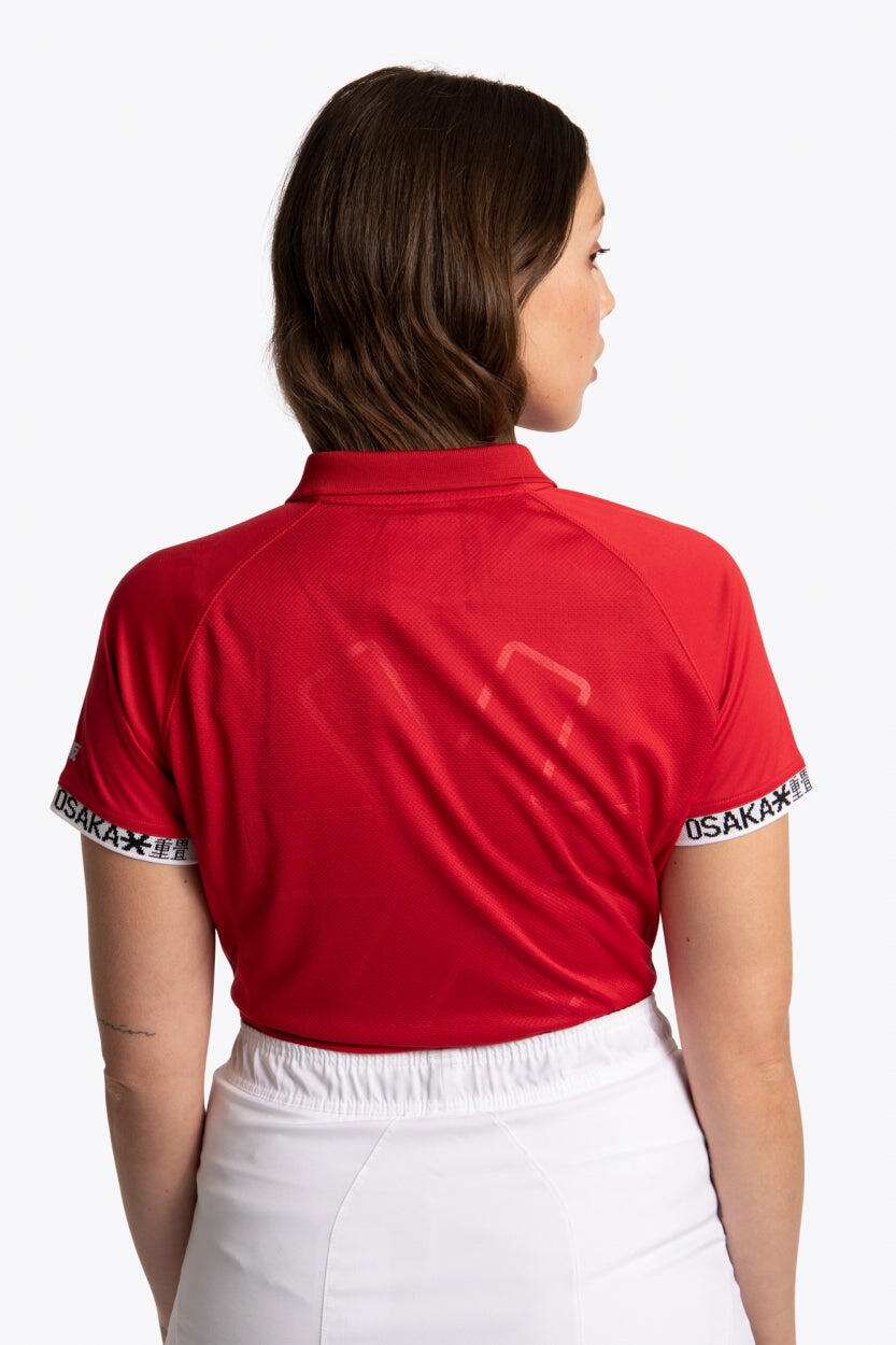 Polo femme Osaka | Rouge 5/6