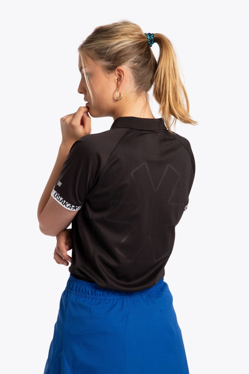 Polo femme Osaka | Noir 5/6