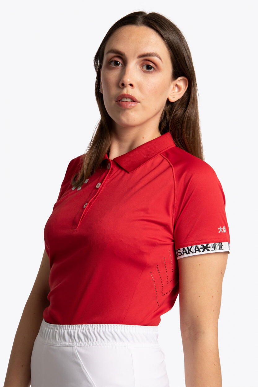 Polo femme Osaka | Rouge 4/6