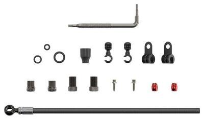 Sram disc brake hydraulic hose kit black banjo (2000 mm) zwart