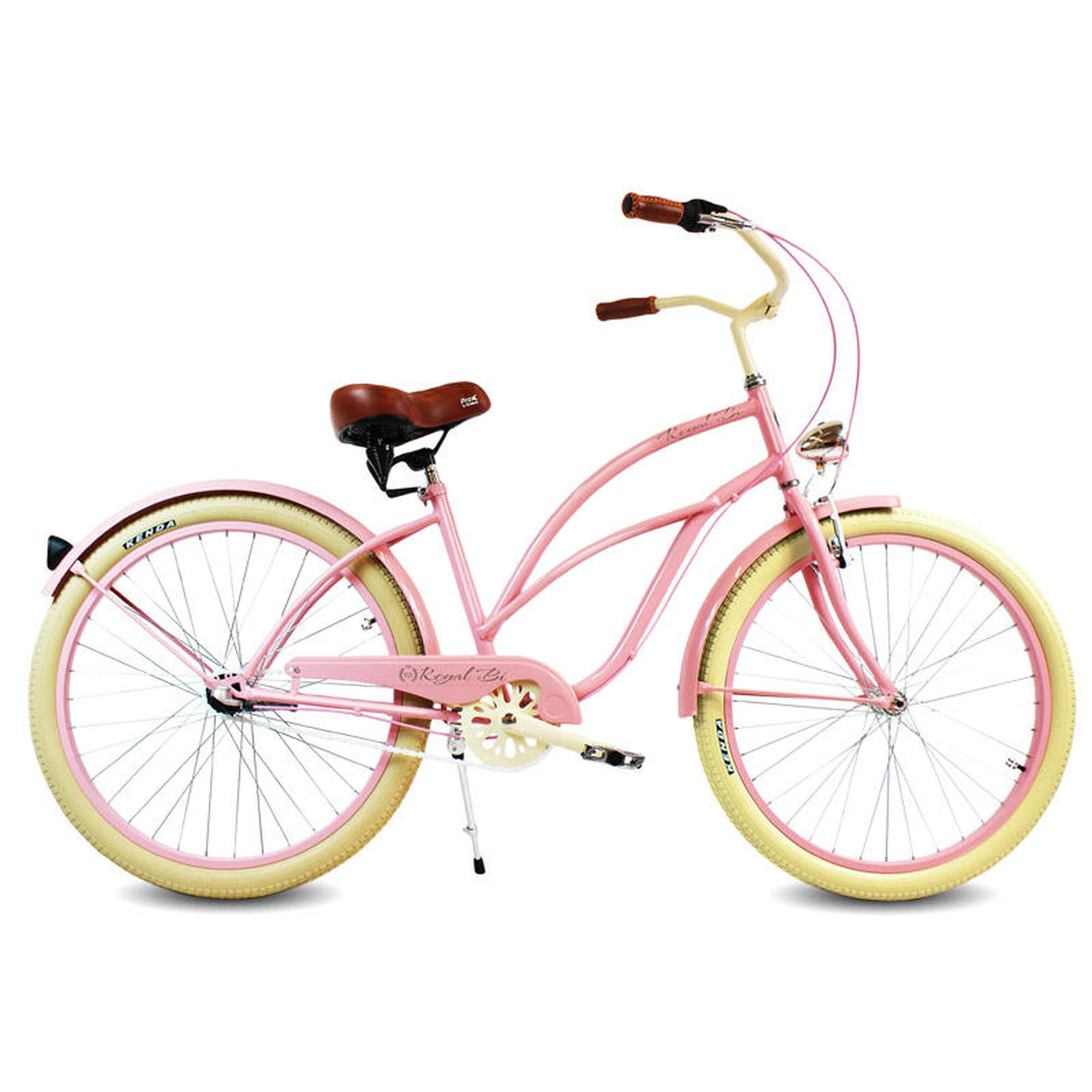 Rower Beach Cruiser Miejski Damski 18,5