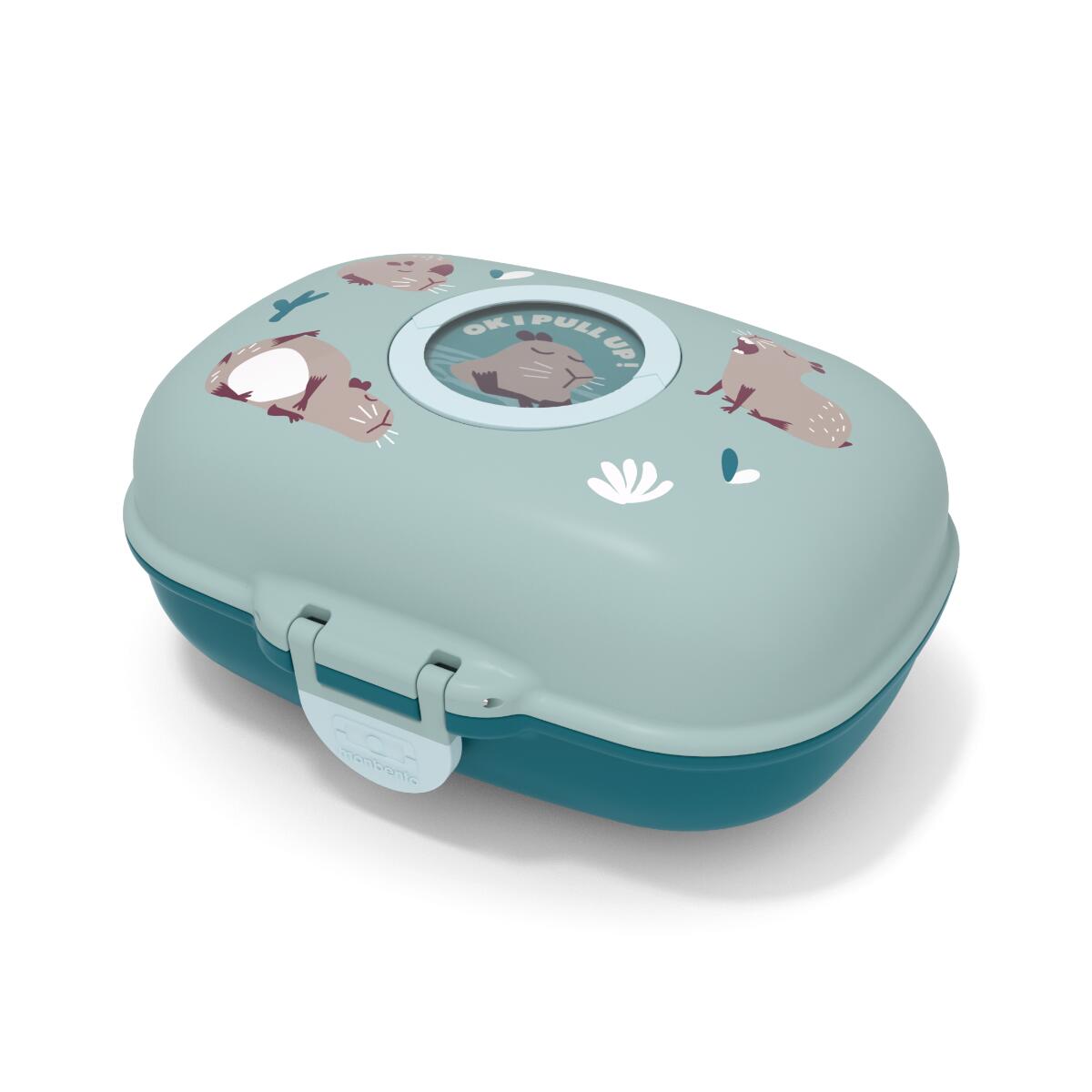 MONBENTO Scatola della merenda 600ml |Bambini|Scuola, picnic|Gram