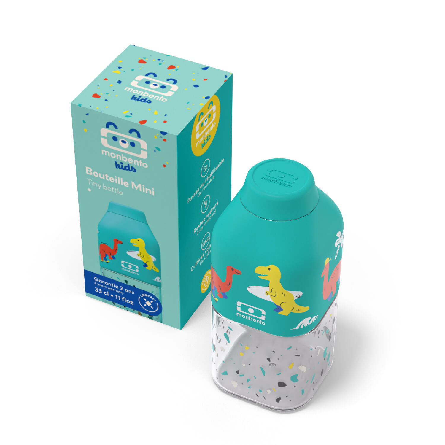 Bouteille d'eau réutilisable 330ml|Enfants|Ecole, sport, pique-nique|Positive S 4/4