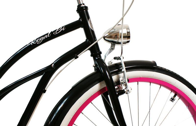 Rower Beach Cruiser Miejski Damski 18,5" 26" 2/4