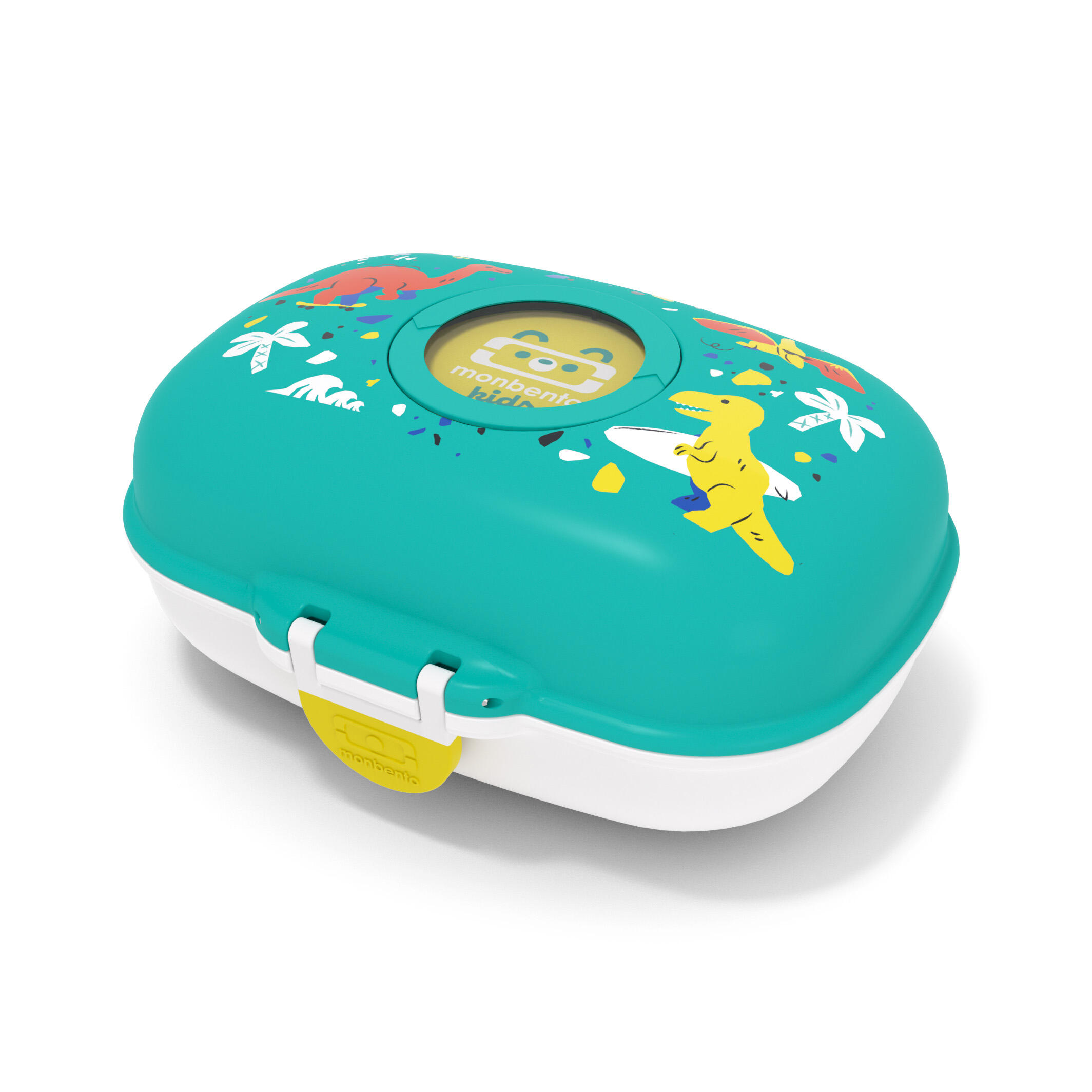 Monbento - Boite À Goûter 600ml|enfants|ecole, Pique-nique|gram - Lunchbox - Blanc|vert - 600 Ml - Decathlon