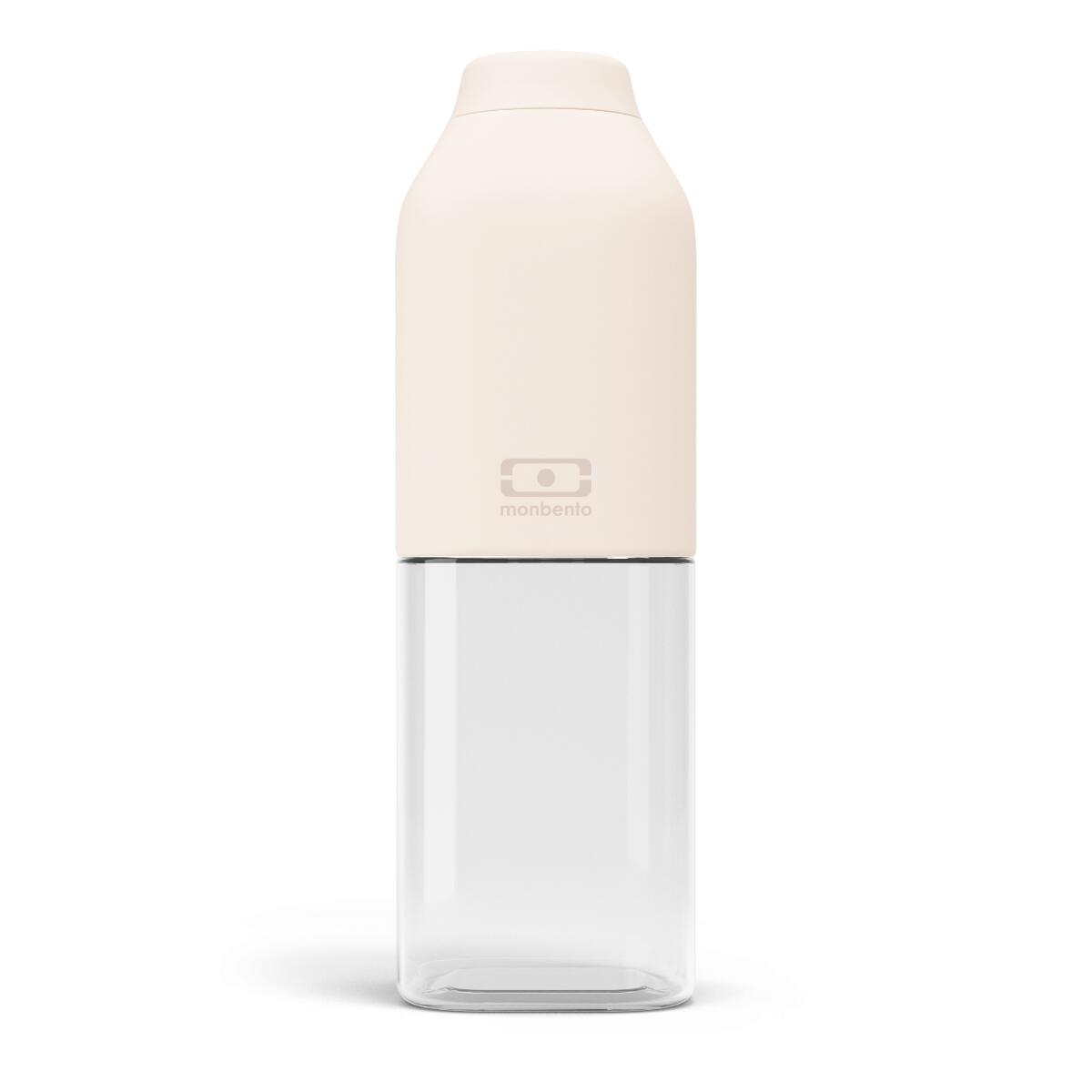 Monbento - Bouteille D'Eau Réutilisable 500ml|adulte|bureau, Pique-nique|positive M - Gourde - Beige - 500 Ml - Decathlon