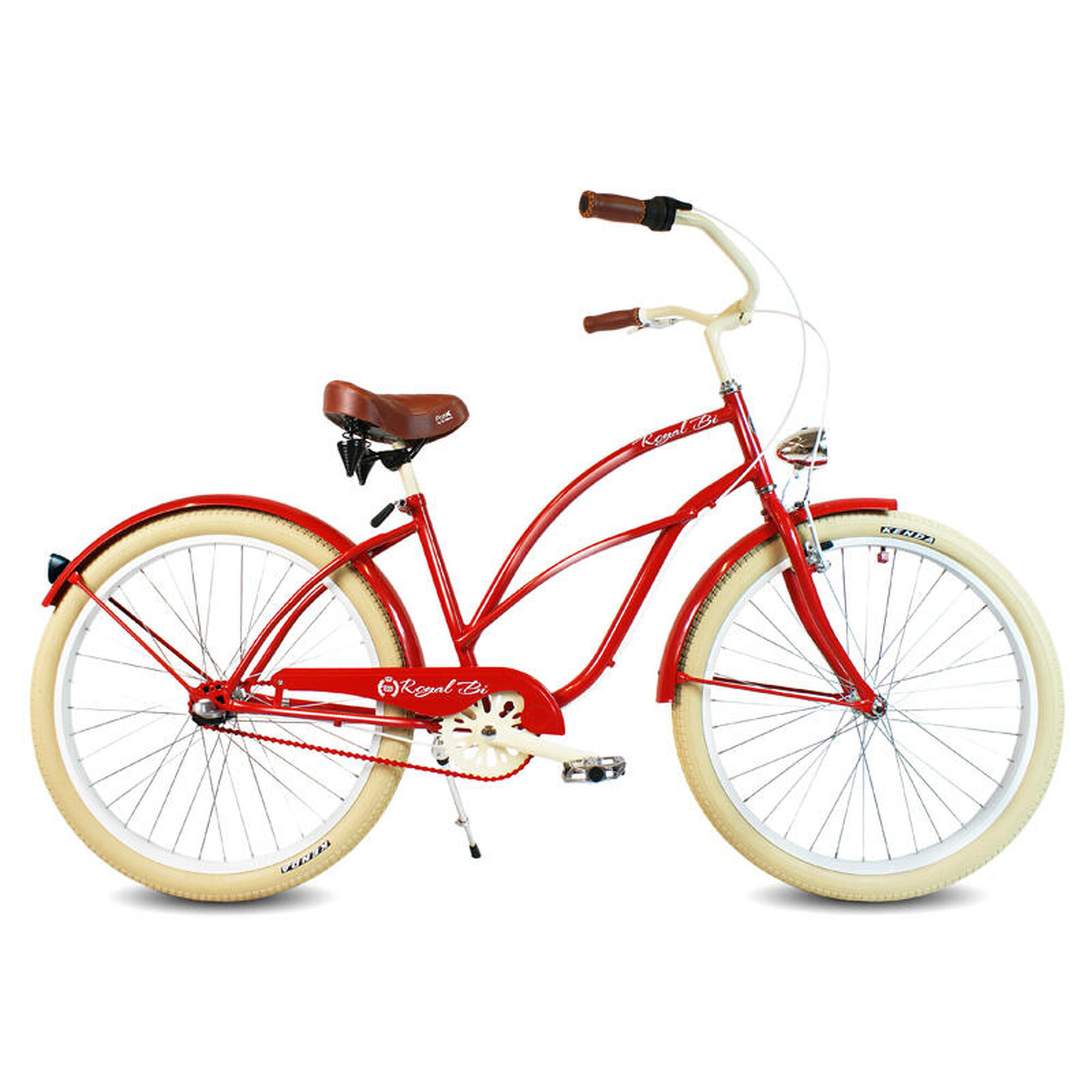 Rower Beach Cruiser Miejski Damski 18,5