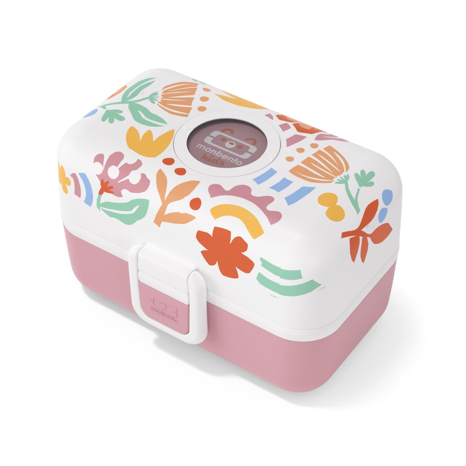 Lunch Box, Boîte à Déjeuner Avec 3 Compartiments Et Des Couverts, Boîte à Repas, Bento Box Boite