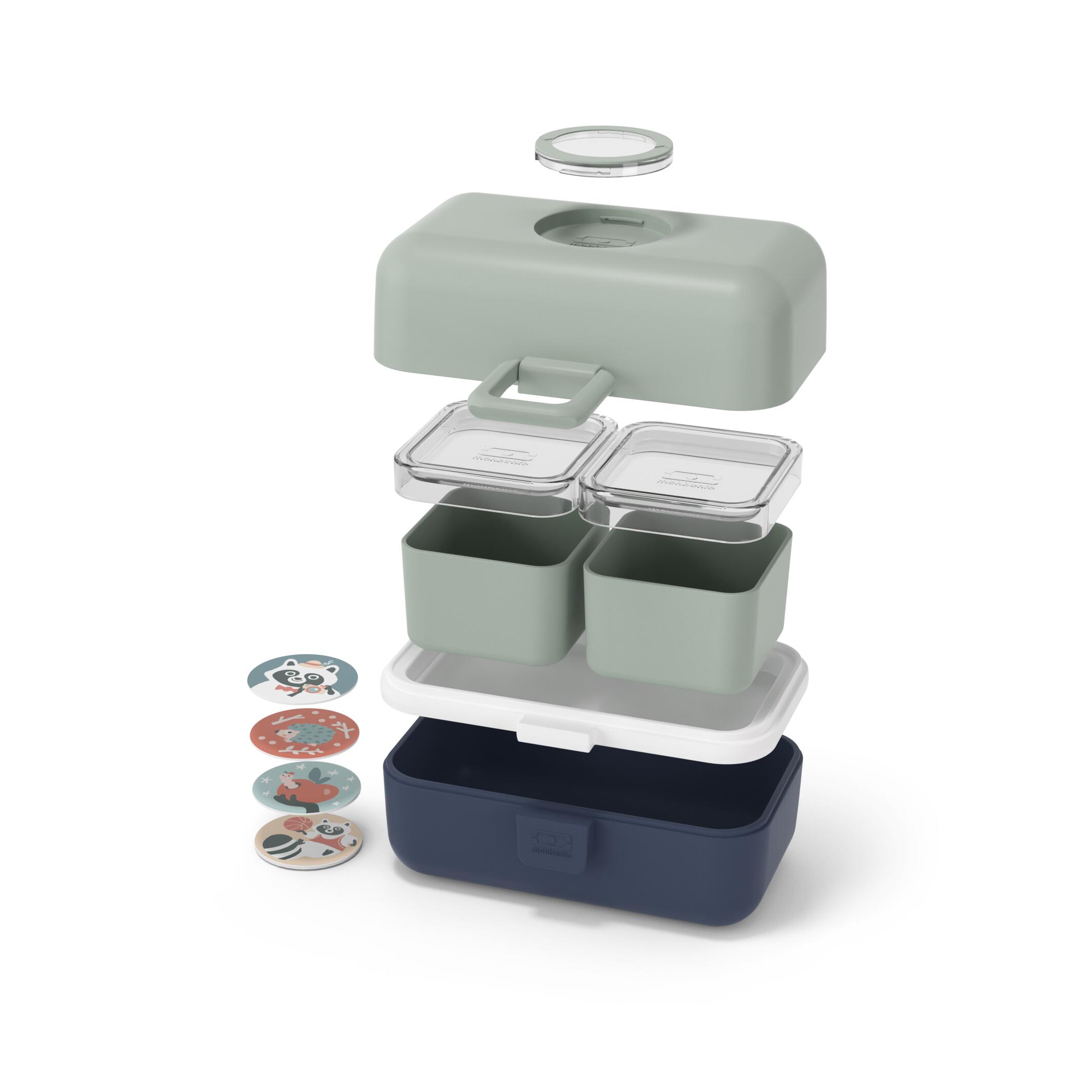 Lunchbox mit Fächern 800ml |Kinder |Schule, Picknick |Tresor 2/5