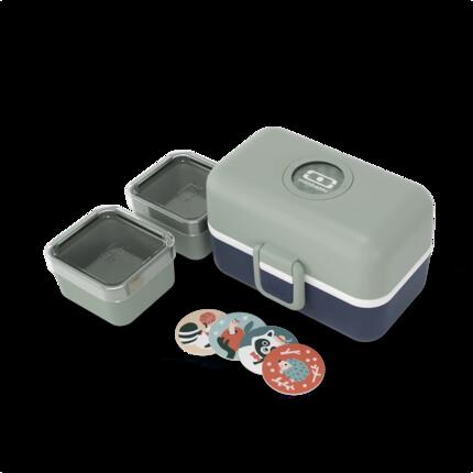 Boite repas/goûter à compartiments 800ml|Enfants|Ecole, pique-nique|Tresor