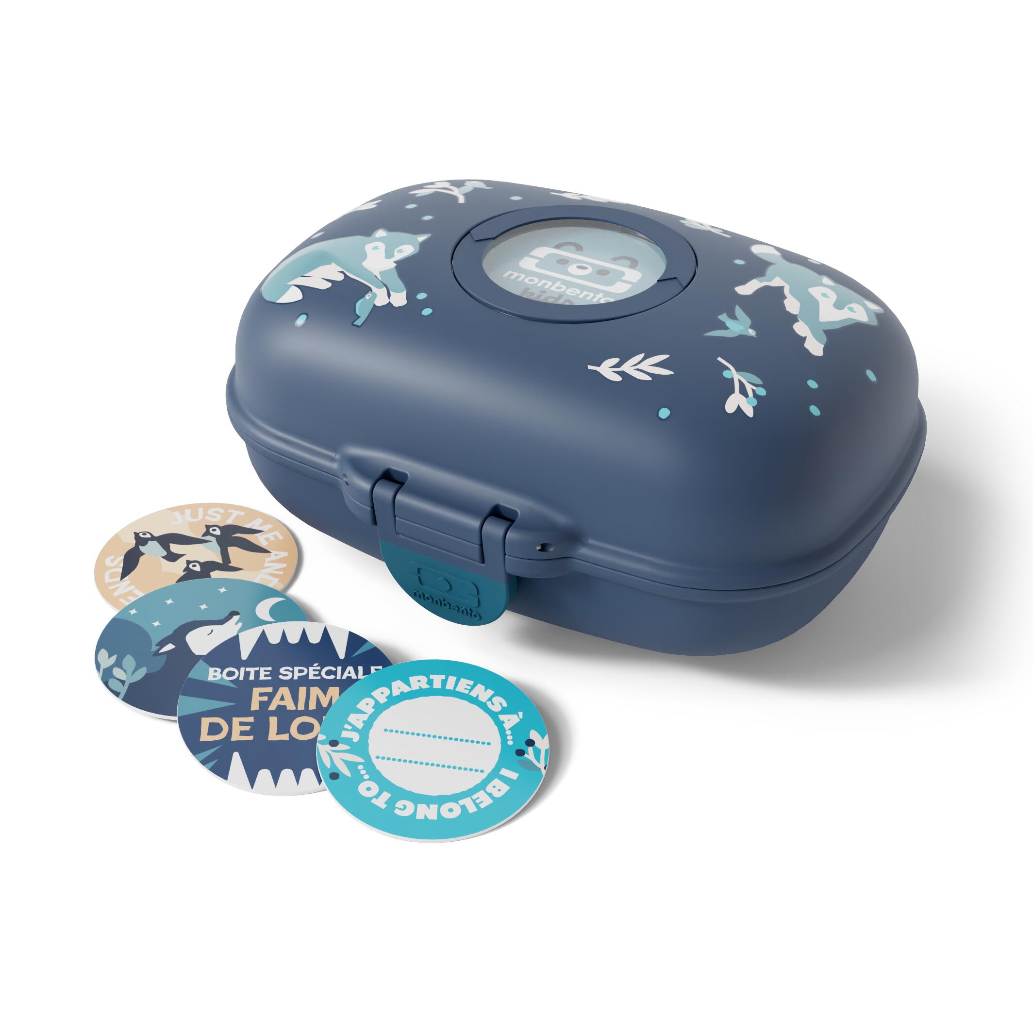 MONBENTO Scatola della merenda 600ml |Bambini|Scuola, picnic|Gram
