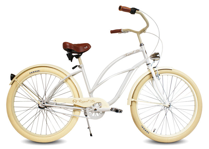 Rower Beach Cruiser Miejski Damski 18,5