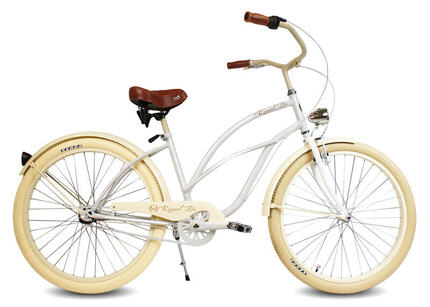 Rower miejski cruiser damski Caramel Milk 28