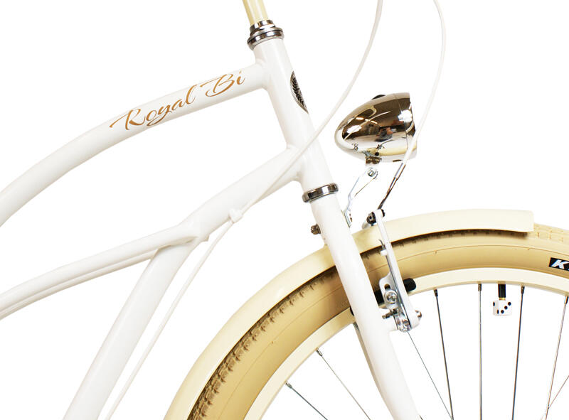 Rower miejski cruiser damski Caramel Milk 28
