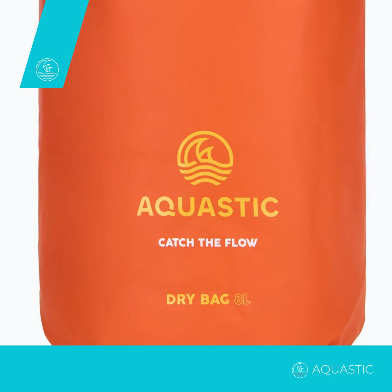 Waterdichte zak AQUASTIC Dry Bag 8 l 3/7