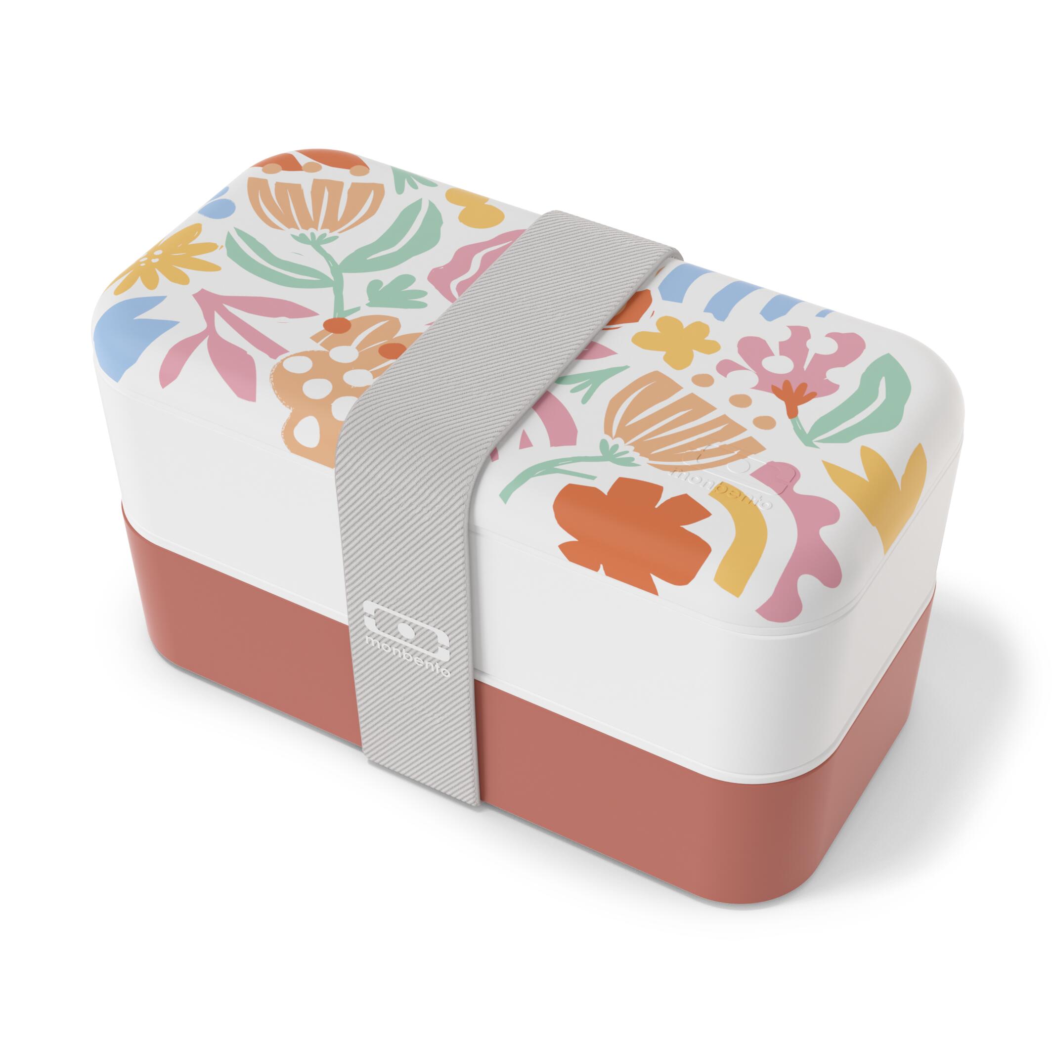 MONBENTO Portapranzo 2x500ml - 1L|Adulto|Ufficio, picnic|Made in France|Original
