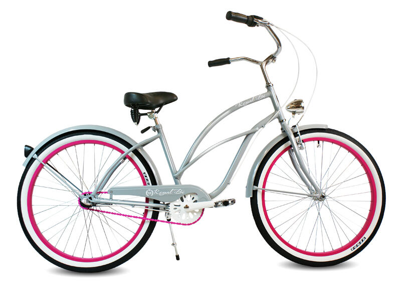 Rower Beach Cruiser Miejski Damski 18,5