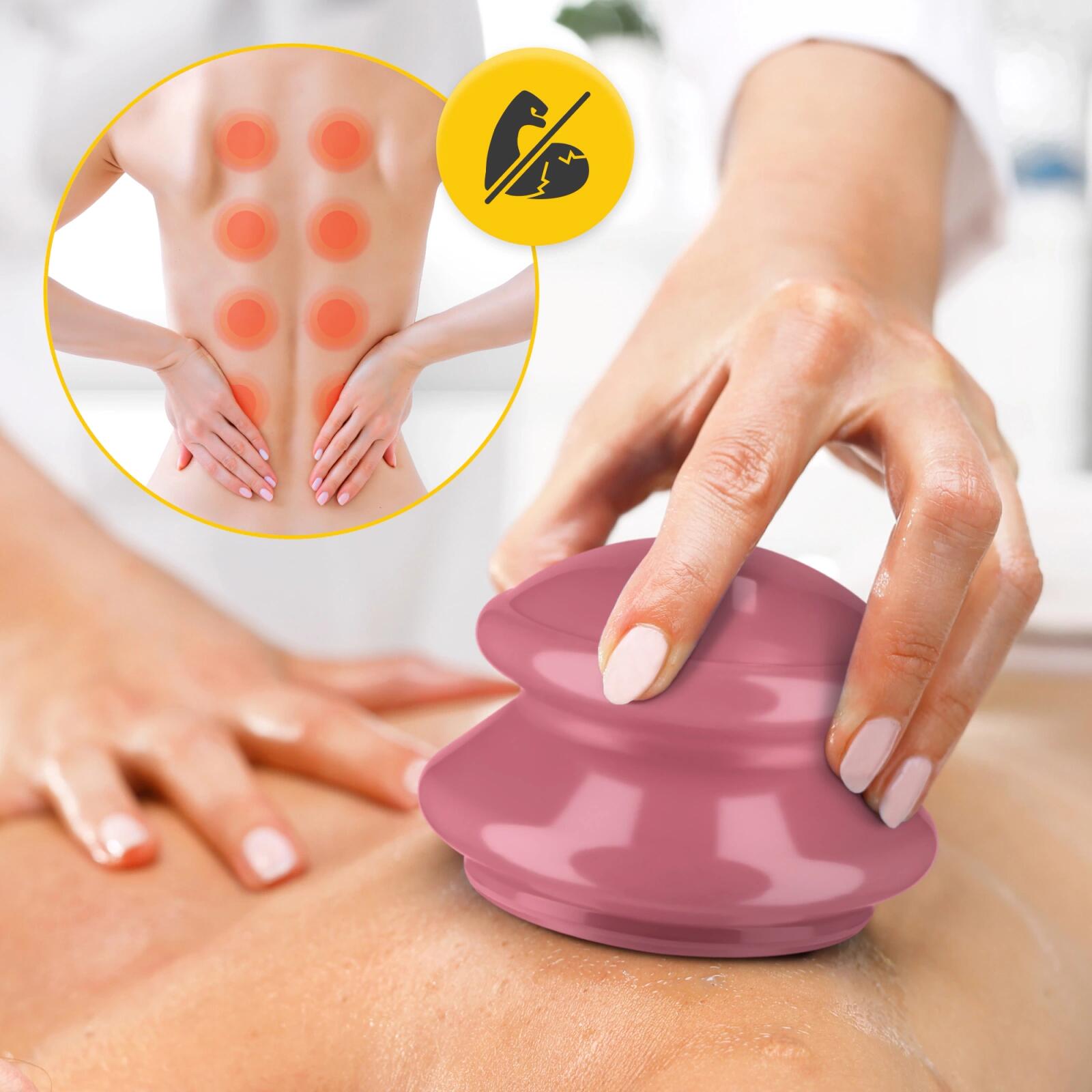 Cupping set rubber massage thuistherapie ontspanning 4st 4FIZJO PRO+ 5/7