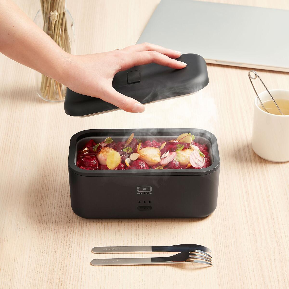 Boite repas chauffante 700ml|Bureau, road trip|Cable voiture inclus|Warmer 5/5