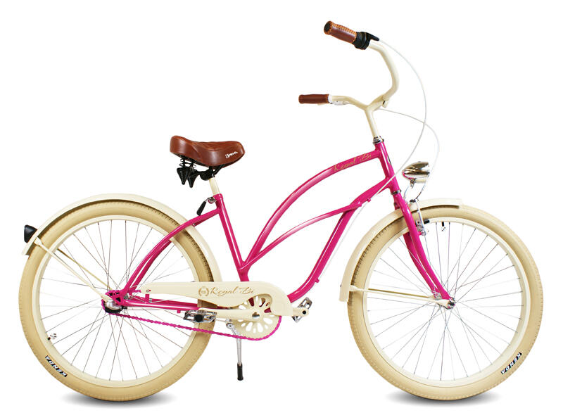 Rower Beach Cruiser Miejski Damski 18,5