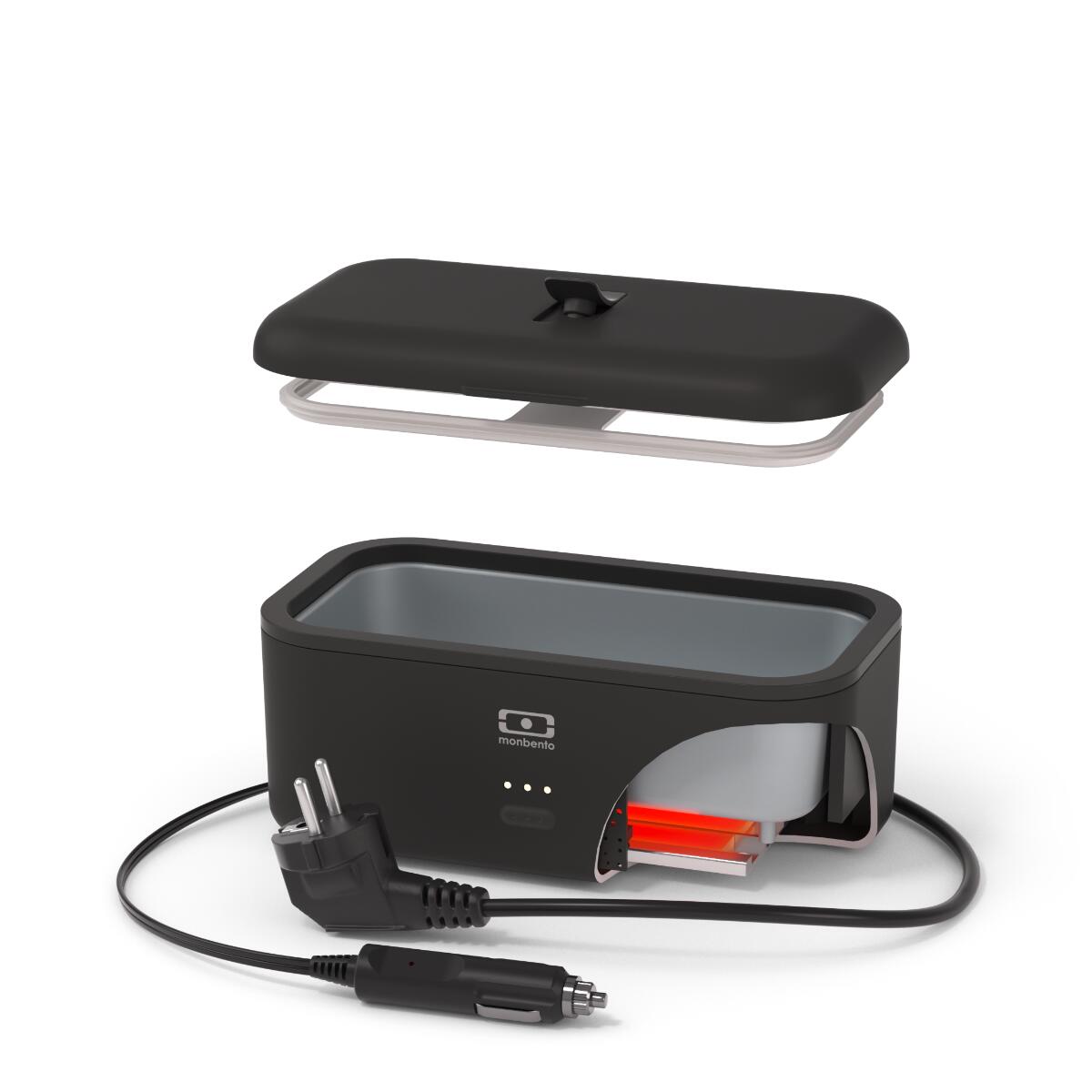 Boite repas chauffante 700ml|Bureau, road trip|Cable voiture inclus|Warmer 4/5