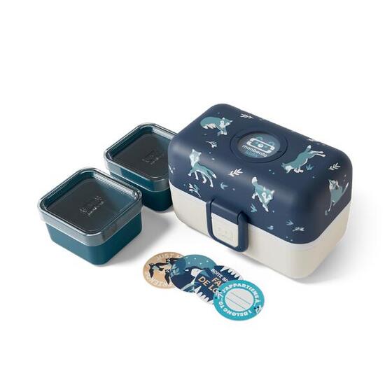 Boite repas/goûter à compartiments 800ml|Enfants|Ecole, pique-nique|Tresor